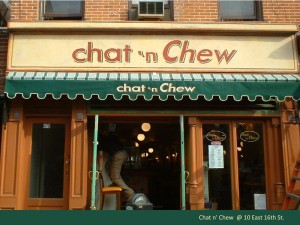 Chat n Chew Retro Sign 